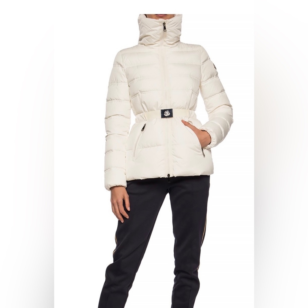 100% Authentic Moncler Quilted Belted Jacket